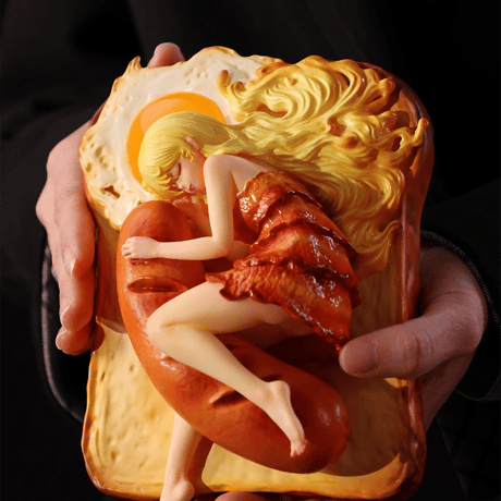 【予約販売：11月 お届け予定】WeArtDoing Sleeping Beauty-Morning Fairies-Sausage&Egg「朝食の妖精： ベーコンエッグトースト」