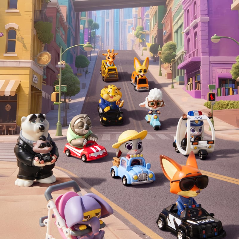 TOPTOY MINISOのズートピアシリーズ 現品販売】MINISO x ディズニー 「 ズートピア：楽しいおでかけ