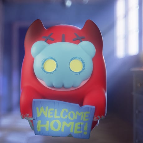 【現品販売】ShinwooｘFINDING UNICORN(F.UN)「GHOST BEAR HOUSE：かくれんぼ」シリーズ