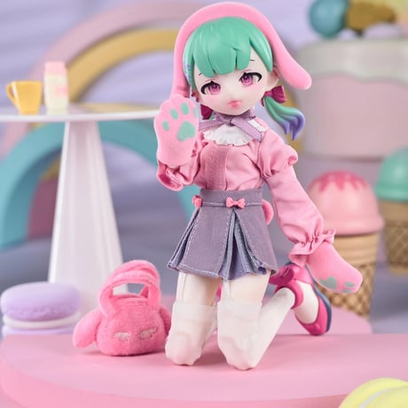 【現品販売】Neo eden toys「EVE LYNNA：夢楽園」期間限定MJD単品ドール「フワフワ兎」【フルセット】