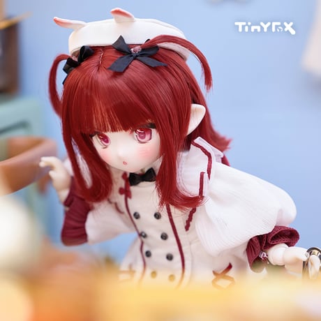 【予約販売：2025年01月以後 お届け予定】＜当店限定特典付け＞TinyFox タコ厨房娘 ピアシー 1/6スケールMJDドール <新ボディ採用>【フルセット】