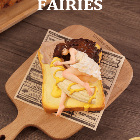 【予約販売：11月 お届け予定】WeArtDoing Sleeping Beauty-Morning Fairies-Sausage&Egg「朝食の妖精： バナナとアイストースト」