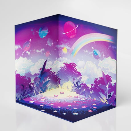 【現品販売】天堂制造Studio「KUKAKA(クカカ)：虫虫カフェ」世界観対応 背景スタンド