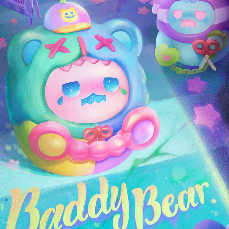 現品販売】ShinwooｘF.UN（FINDING UNICORN）「Baddy Bear 