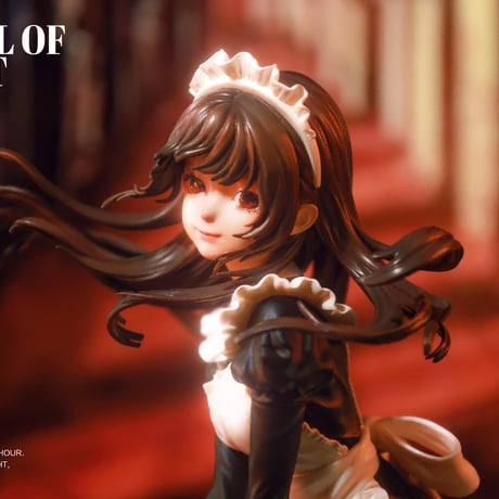【予約販売：2025年4月中 お届け予定】WeArtDoing Angel of Light-Black「光の少女：黒」 【コレクションフィギュア】