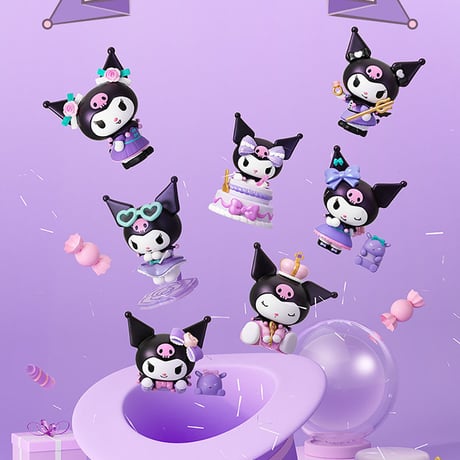 【予約販売：3月中旬～4月中旬 お届け予定】MINISO x サンリオ(SANRIO) 「クロミ：バースデーパーティー」シリーズ