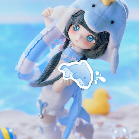 【予約販売：2024年11月～2025年1月以後 お届け予定】＜当店限定特典付け＞TinyFox イルカ ドーピー 1/6スケールMJDドール 【フルセット】