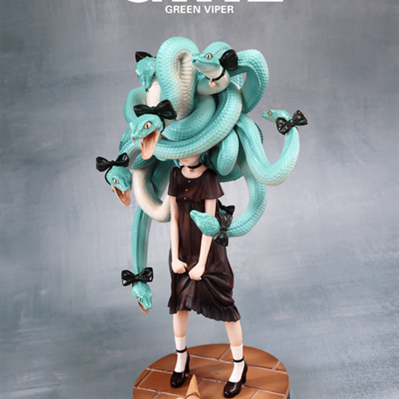 希少【ロココ】【メデューサ】【オブジェ】【インテリア】【20㎝】 予約販売：2026年10月～11月 お届け予定】＜送料無料 & 特別価格