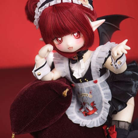 【予約販売：2024年9月中 お届け予定】※当店限定選び特典付き※TinyFox  桜ん坊小悪魔 チェリー 1/6スケールMJDドール  <新ボディ採用>【フルセット】