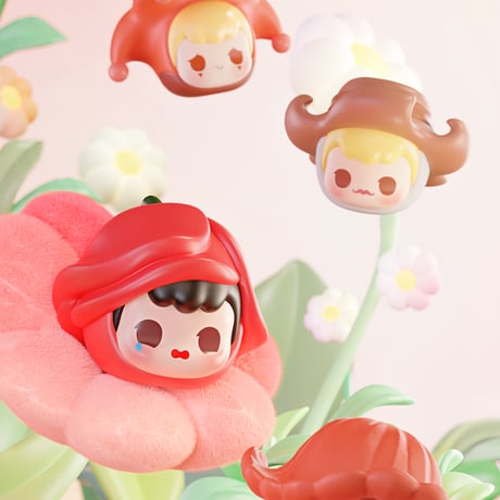 【予約販売：7月下旬～8月下旬 お届け予定】MoeDouble 森子moriko「花の世界ミニビース」シリーズ