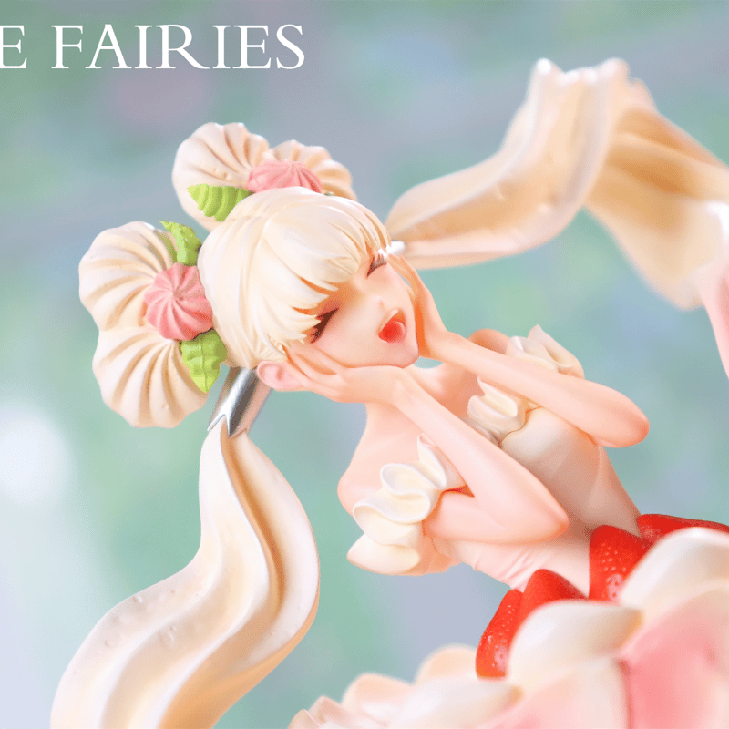 シーグラスアート 大きなリボンといちごのお月様♪ 予約販売：2026年5月 お届け予定】WEARTDOING Cake Fairies-Str