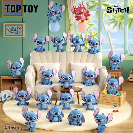 【現品販売】TOPTOY x ディズニー 「ミニ・スティッチフワフワ」 シリーズ