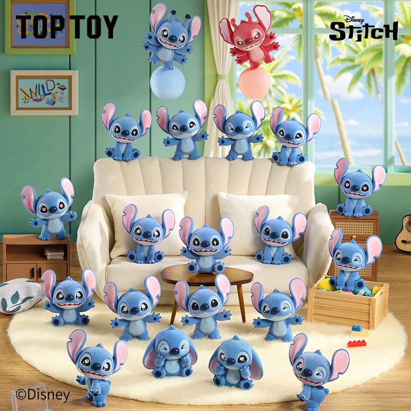 スティッチフィギュア3体（シークレットあり）　TOPTOY 現品販売】TOPTOY x ディズニー 「ミニ・スティッチフワフワ