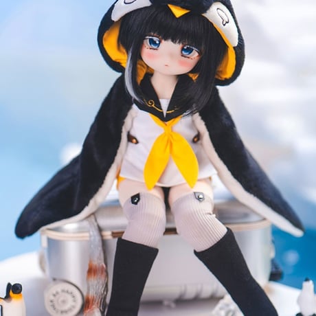 【予約販売：2024年9月中 お届け予定】※当店限定選び特典付き※TinyFox 輝き夢見るペンギン デビー1/6スケールMJDドール <新ボディ採用> 【フルセット】