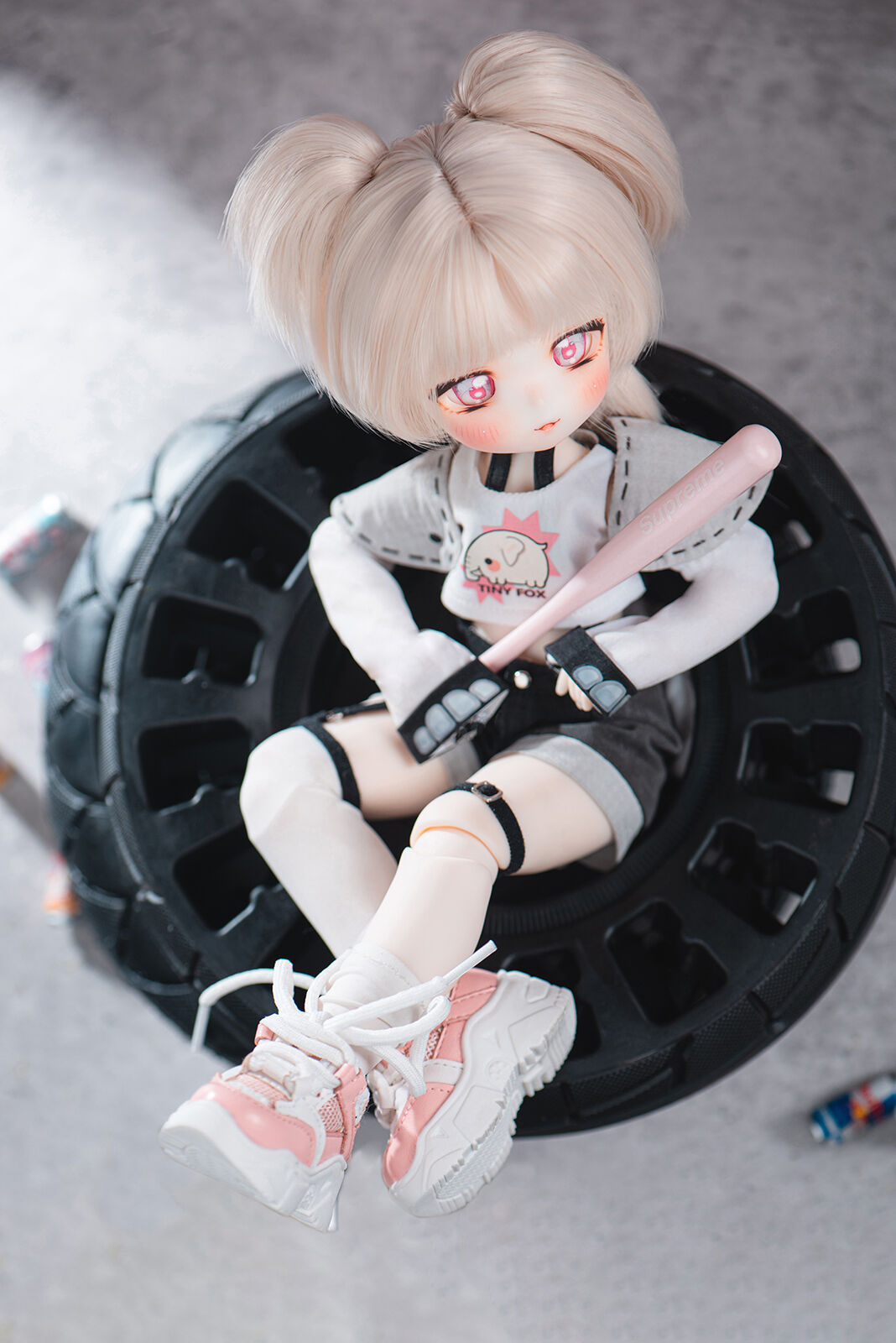 予約販売：2024年2月以降 お届け予定】TinyFox 白いゾウ マーリフィン