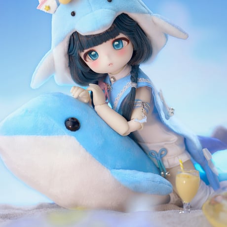 【予約販売：2024年11月～2025年1月以後 お届け予定】＜当店限定特典付け＞TinyFox イルカ ドーピー 1/6スケールMJDドール 【フルセット】