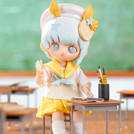 【予約販売：11月中旬～下旬  お届け予定】SIMONTOYS TEENNAR(ティーンナー) BJD単品ドール  「スイートスクール」公式限定 イエローレモンちゃん【アクションフィギュア】