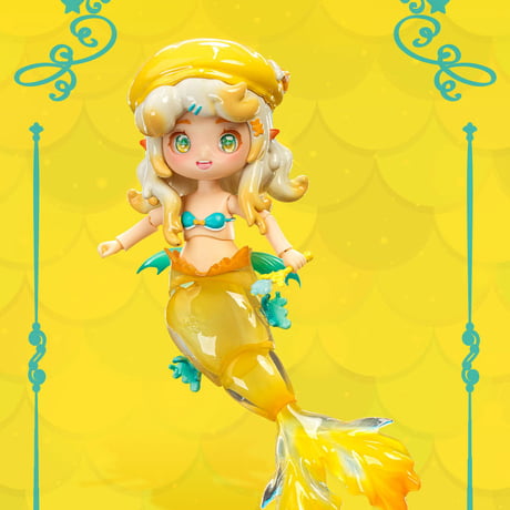 【予約販売：3月中旬～4月中旬 お届け予定】Aiye 1/12スケールのBJDブラインドドール「人魚の島」シリーズ