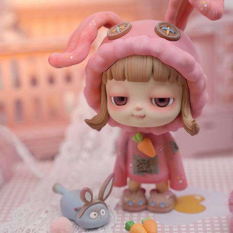 【予約販売：2月中旬～3月中旬 お届け予定】卓兔Studio「シンシン」初代：うさぎちゃん（ピンク）　ビックフィギュア【コレクションフィギュア】