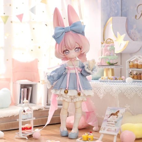 【現品販売】不可食用人形（Inedible Doll） 「月飛び時間」BJDブラインドドール シリーズ