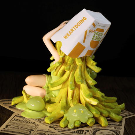 【予約販売：2026年5月 お届け予定】WEARTDOING Sleeping Beauty-Fries Fairies-Classic Ketchup「ポテトの妖精：ワサビ」
