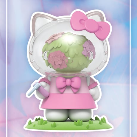 【予約販売：5月前半 お届け予定】MIGHTY JAXX サンリオ(Sanrio)「 Azuma Makoto：ハローキティと花」トレーディングフィギュア シリーズ