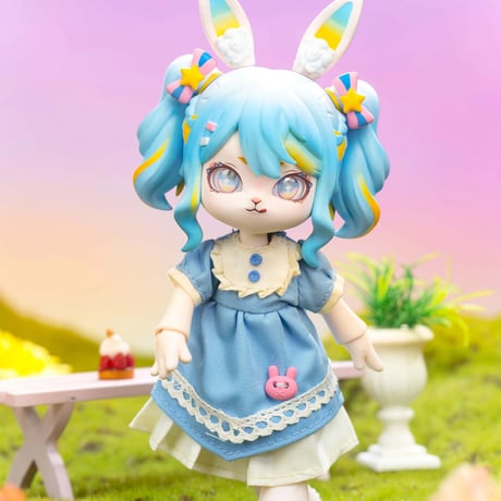 【現品販売】come4free「BONNIE ボニーバニー：スウィートハートパーティー」1/12 BJD ブラインドドール シリーズ