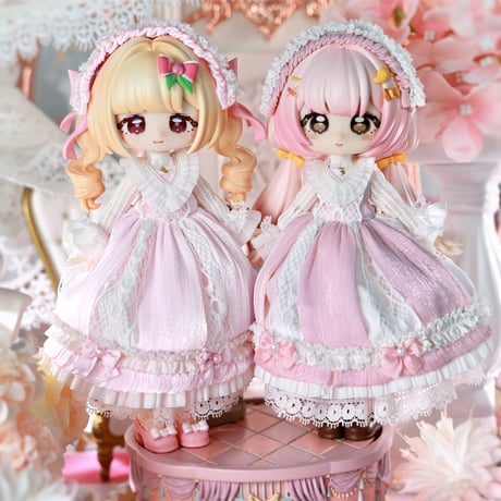 【現品販売】MOOWOOART x 次元衣創 「詩意光色」小型ドール向け ドール用の服セット【全3種類・選び可能】
