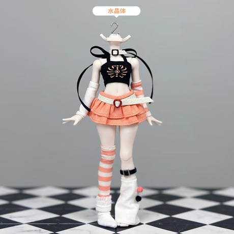 【現品販売】次元界TOY x ドール服キャッチ「Stage Butterfly」小型ドール向け ドール用の服 10点セット