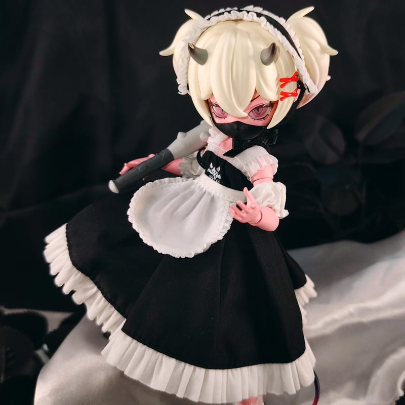 現品販売】CHUZTING「Cooze：悪魔角」小型ドール向け ドール用の服