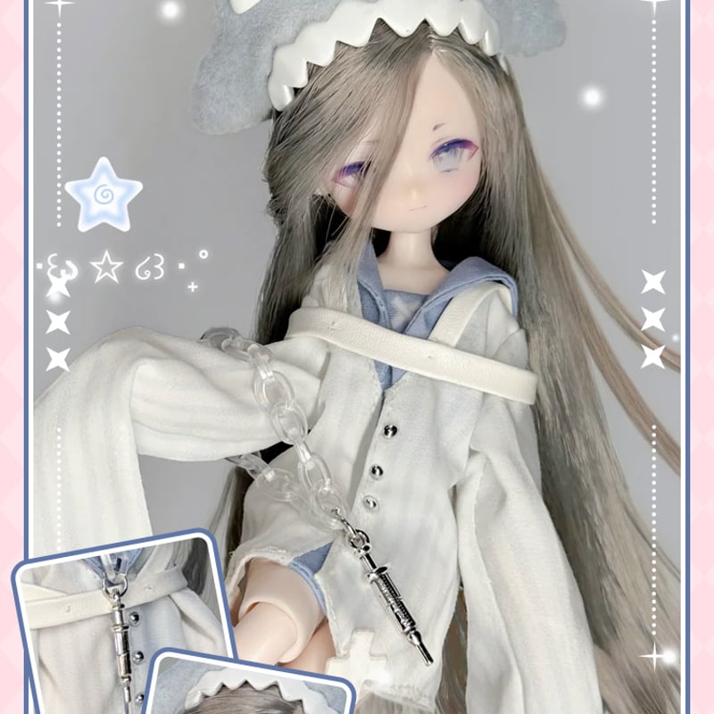 現品販売】不可食用人形「可愛い怪談」植毛仕様1/8スケール BJD