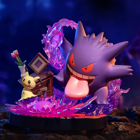 【予約販売：7月下旬～8月下旬 お届け予定】Funism x ポケモン プレミアムフィギュア「ゲンガーとミミッキュ」 【コレクションフィギュア】