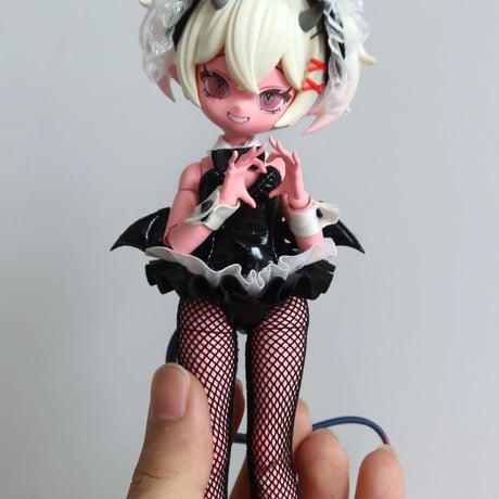 ✢黒猫耳着ぐるみドール✢ モールアート　アートドール 創作人形 サーニット アートトイ | STORES