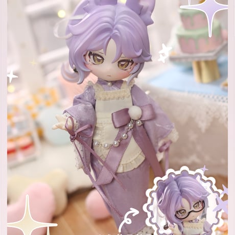 【現品販売】不可食用人形（Inedible Doll） 「月飛び時間」BJDブラインドドール シリーズ