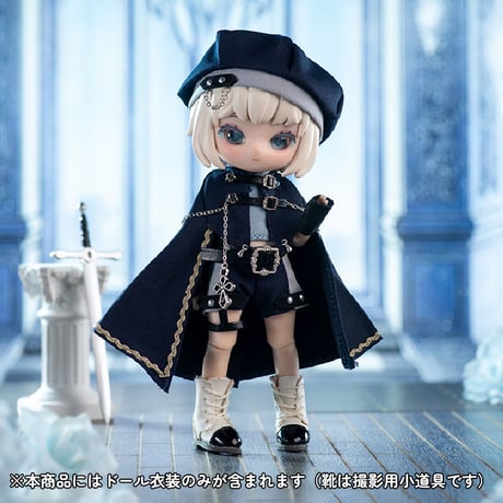 【予約販売｜10月頃 お届け予定】SIMONTOYS「ナイトアサシン」シリーズ 1/12スケール 小型ドール向け ドール用の服 7点セット（全3色）