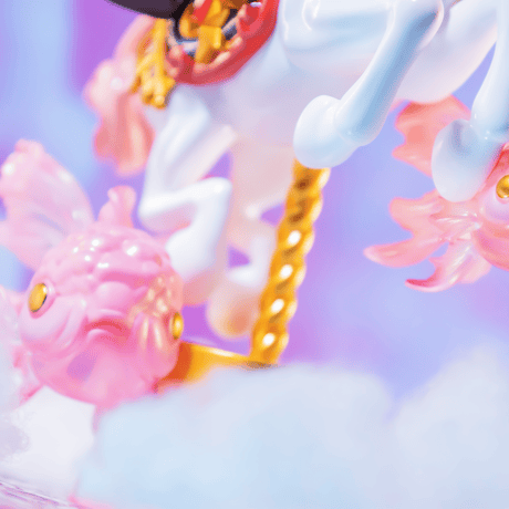 【現品販売】Sank Park-Merry-Go-Round-Pink「カルーセル：ピンク」【コレクションフィギュア】