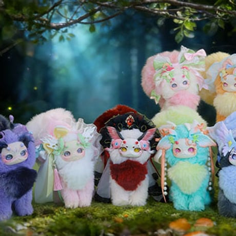 【現品販売】ODI STUDIO x Tutulong(トトリュ)  「ニャニャリュ：幽暗森林」ぬいぐるみ シリーズ
