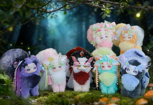 現品販売】ODI STUDIO x Tutulong(トトリュ) 「ニャニャリュ：幽暗森林