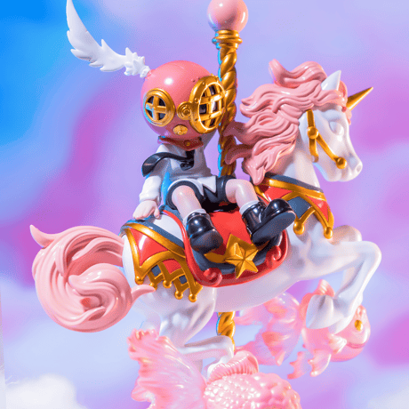 【現品販売】Sank Park-Merry-Go-Round-Pink「カルーセル：ピンク」【コレクションフィギュア】