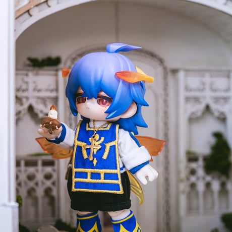 【現品販売】天堂制造Studio「KUKAKA(クカカ)：祈る者と審判者」1/12スケール BJD 球体関節可動ドール 「審判者 キン」単品ドール