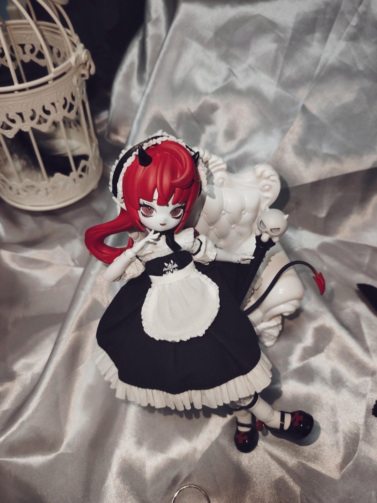 現品販売】CHUZTING「Cooze：悪魔角」小型ドール向け ドール用の服