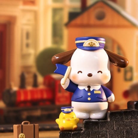 【予約販売：4月中旬〜年5月中旬 お届け予定】TOPTOY x サンリオ(SANRIO)「ポチャッコ：レトロな時間列車」シリーズ