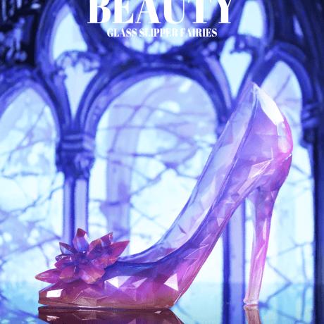 【予約販売：2025年12月 お届け予定】WEARTDOING Sleeping Beauty-Glass Slipper Fairies-Purple「水晶少女：紫の境界」【コレクションフィギュア】