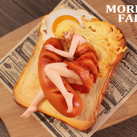 【予約販売：11月 お届け予定】WeArtDoing Sleeping Beauty-Morning Fairies-Sausage&Egg「朝食の妖精： ベーコンエッグトースト」