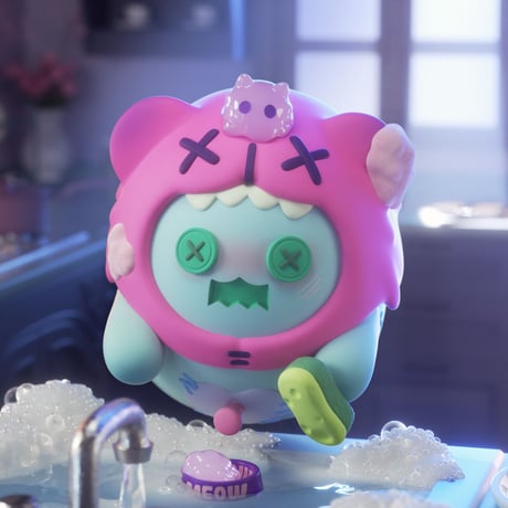 【現品販売】ShinwooｘFINDING UNICORN(F.UN)「GHOST BEAR HOUSE：かくれんぼ」シリーズ