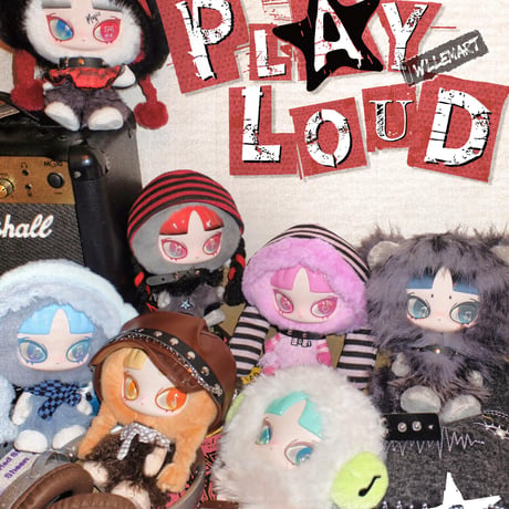 【現品販売】玩楽拾刻「INN音：PLAY LOUD 音楽が止まらない」 ぬいぐるみブラインドボックス シリーズ