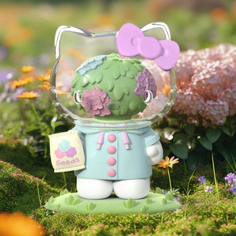 【予約販売：5月前半 お届け予定】MIGHTY JAXX サンリオ(Sanrio)「 Azuma Makoto：ハローキティと花」トレーディングフィギュア シリーズ