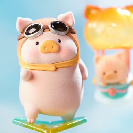 【予約販売：6月下旬～7月中旬  お届け予定】52TOYS TOYZEROPLUS × CICI’S STORY 子豚LULU 「Travel：一緒に旅行」シリーズ