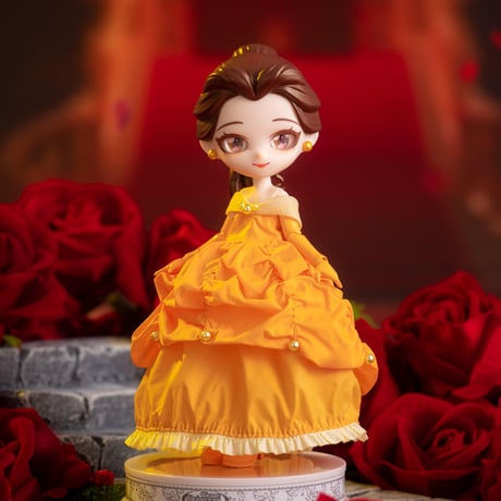 【予約販売：3月中旬～4月中旬 お届け予定】MORSTORM ディズニープリンセス 1/12スケール BJD球体関節ドール シリーズ【全6種類・選び可能】