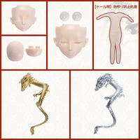 【予約販売｜2026年7月～8月頃 お届け予定】悸動瞬息  「風月千年」相関カスタマイズ用未塗装顔パーツ・色移り防止肌着等々相関商品共通ページ